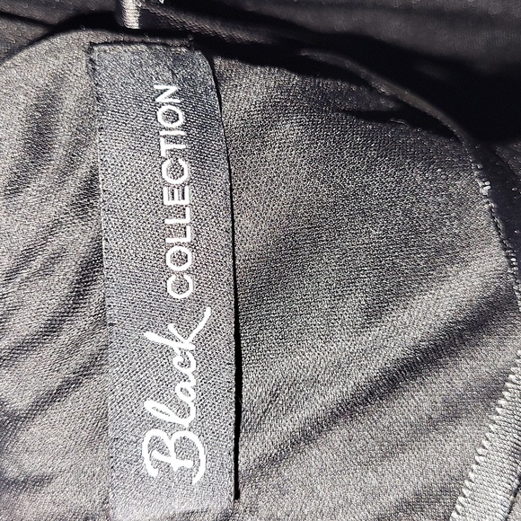 (S)🆕️💲⬇️Vtg Black Collection By Portia And Scarlett Rare Crochet Rose⚘️Dress - Picture 5 of 5